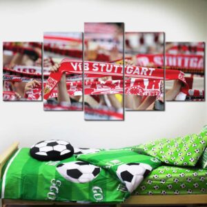 Alternative view of VfB Stuttgart Fans VFB Leinwandbilder