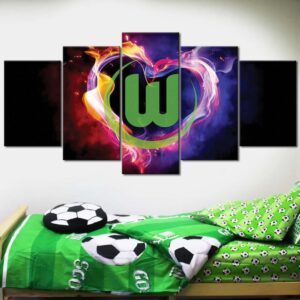 Alternative view of VfL Wolfsburg WOB13 Leinwandbilder
