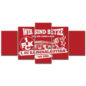 1. FC Kaiserslautern Wir sind Betze – Ein Leben lang 1FCK Leinwandbilder