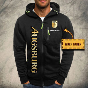 Alternative view of FC Augsburg Kapuzensweatjacke