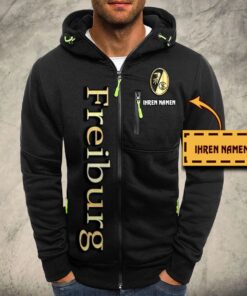 Alternative view of SC Freiburg Kapuzensweatjacke