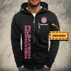 Alternative view of Bayern München Kapuzensweatjacke