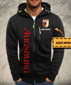 Alternative view of FC Augsburg Kapuzensweatjacke