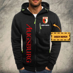Alternative view of FC Augsburg Kapuzensweatjacke