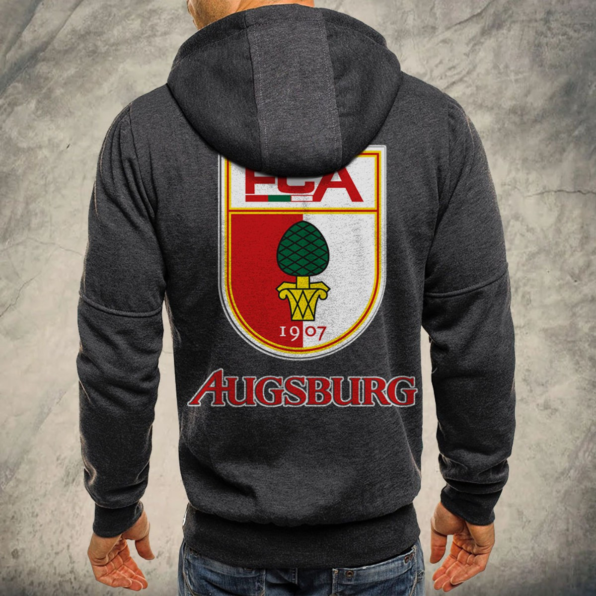 FC Augsburg Kapuzensweatjacke – Bild 5