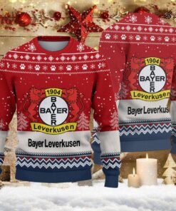 Weihnachtspullover Bayer 04 Leverkusen – Ugly Christmas Sweater