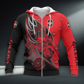 Gilera Motorcycles Hoodie Zip