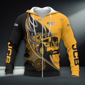 JCB Agricultural Tractors Hoodie Zip