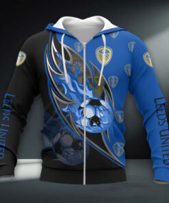 Leeds United Hoodie Zip