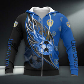 Leeds United Hoodie Zip