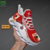 FC Augsburg Reißverschlussmuster Schuhe