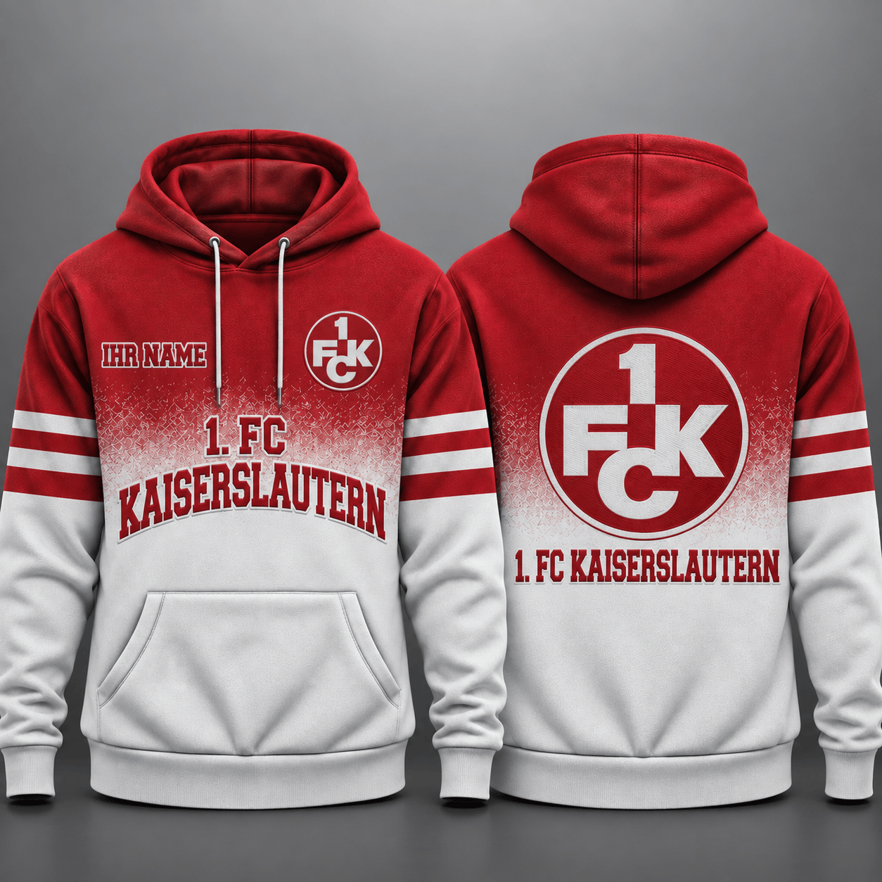 1. FC Kaiserslautern Kapuzensweatshirt - FCK Ombré Hoodie