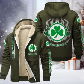 SpVgg Greuther Furth Gefütterte Kapuzenjacke – SGF Samt Zip-Hoodie (Ver.2)