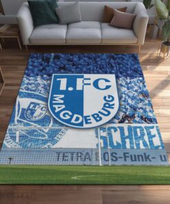 1. FC Magdeburg -  FCM Teppich 10 - Teppich für Fans