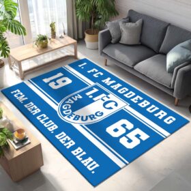 1. FC Magdeburg –  FCM Teppich 2 – Teppich für Fans