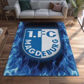 1. FC Magdeburg –  FCM Teppich 13 – Teppich für Fans