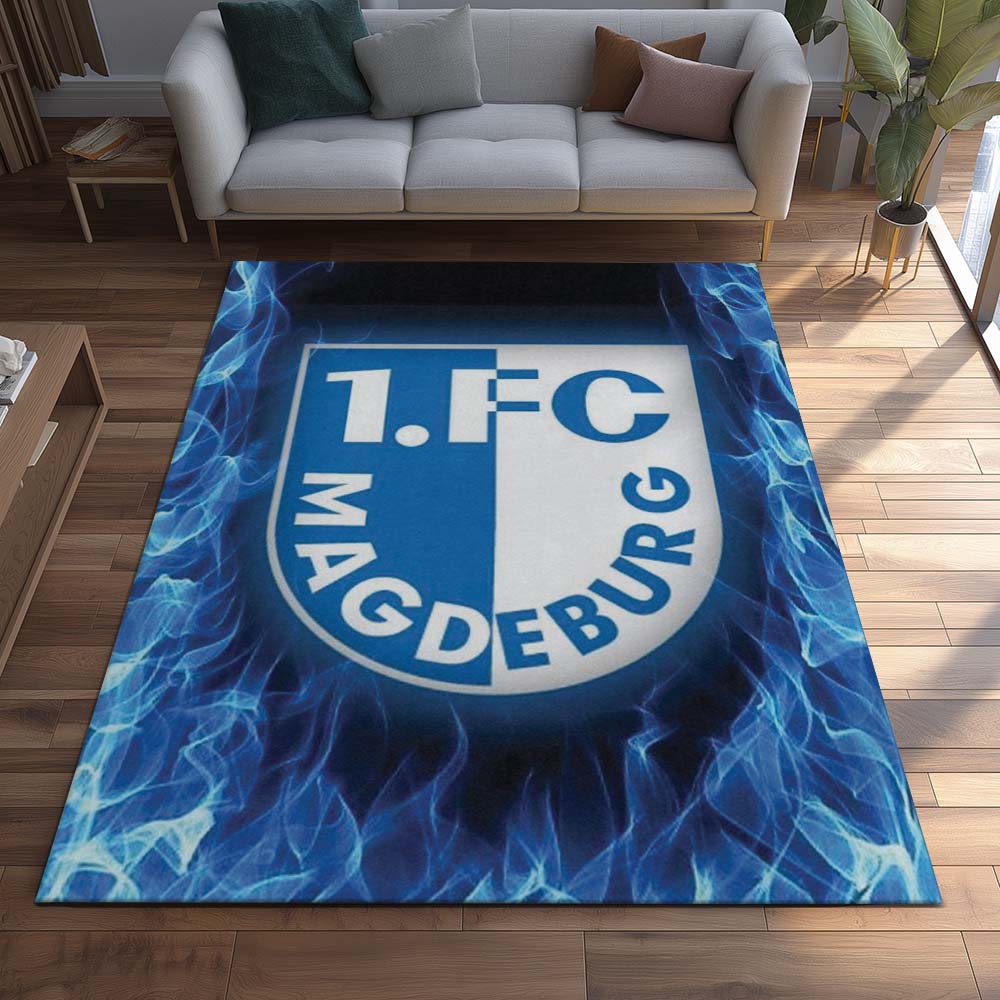 1. FC Magdeburg - FCM Teppich 13 - Teppich für Fans