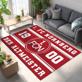 1. FC Nürnberg –  FCN Teppich 3 – Teppich für Fans