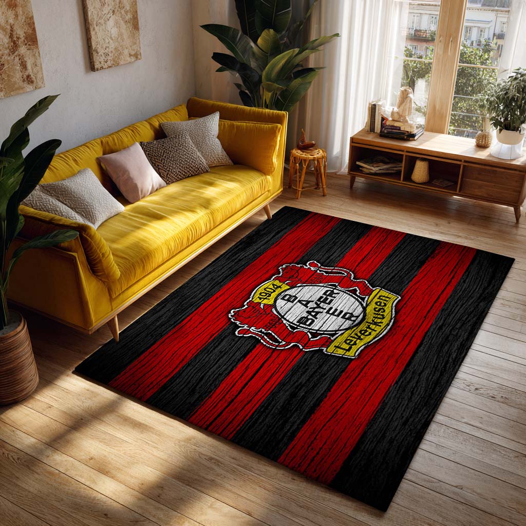 FC Bayer 04 Leverkusen - B04 Teppich 6 - Teppich für Fans – Bild 2