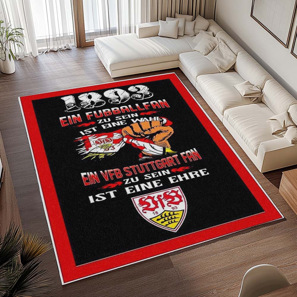 VfB Stuttgart - VfB Stuttgart Teppich 33 - Teppich für Fans – Bild 2
