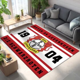 FC Bayer 04 Leverkusen –  B04 Teppich 4 – Teppich für Fans