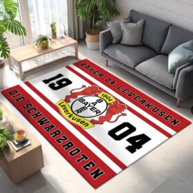 FC Bayer 04 Leverkusen –  B04 Teppich 3 – Teppich für Fans