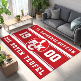 1. FC Kaiserslautern –  FCK Teppich 5 – Teppich für Fans
