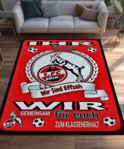 1. FC Köln -  Effzeh Teppich 25 - Teppich für Fans
