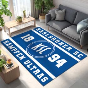 Karlsruher SC – KSC Teppich 02 – Teppich für Fans