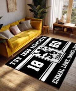 Alternative view of TSV 1860 München - 1860 Teppich 02 - Teppich für Fans